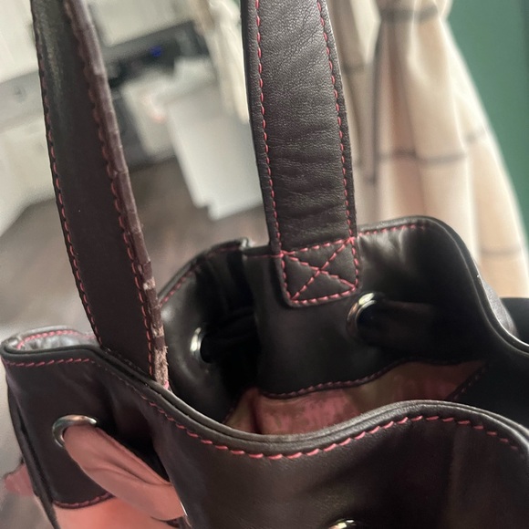 Juicy Couture Pink and Brown Tote Bag - Picture 13 of 13